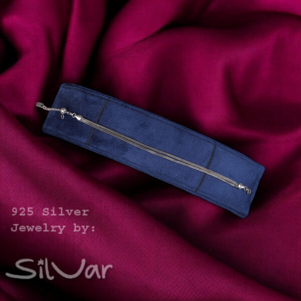 925 Silver Classic Bracelet for Women/Girls by SilVar