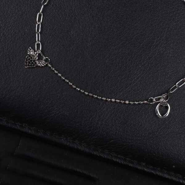 925 Silver Sleek Charm Bracelet for Women/Girls by SilVar - Image 2