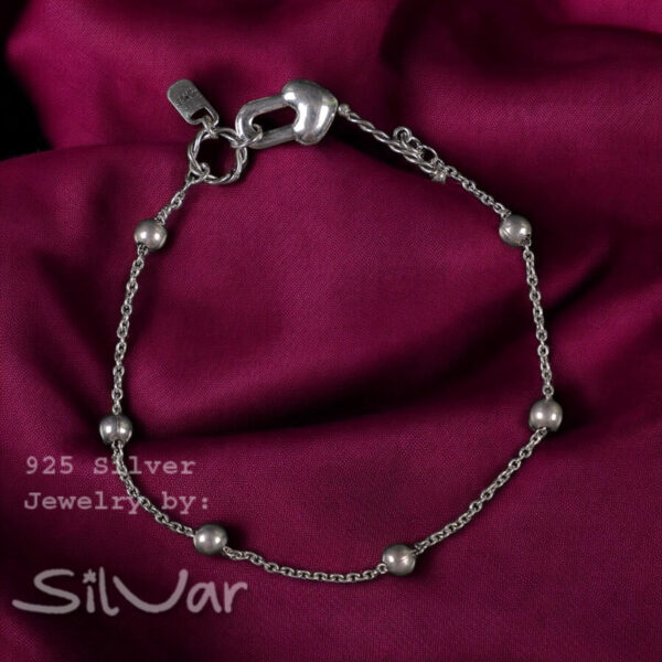 925 Silver Statement Bracelet for Women/Girls by SilVar