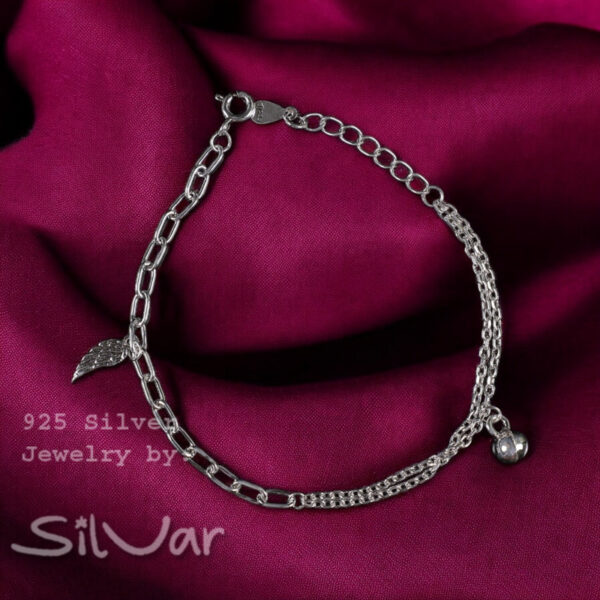 925 Silver Effortless Bracelet for Women/Girls by SilVar