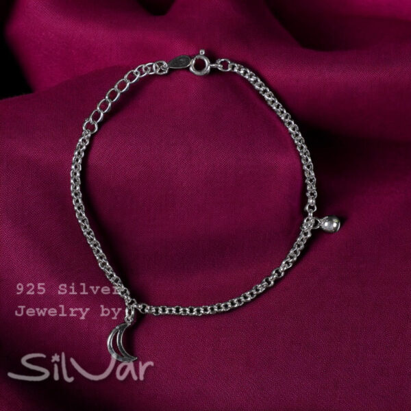 925 Silver Lunar Bracelet for Women/Girls by SilVar