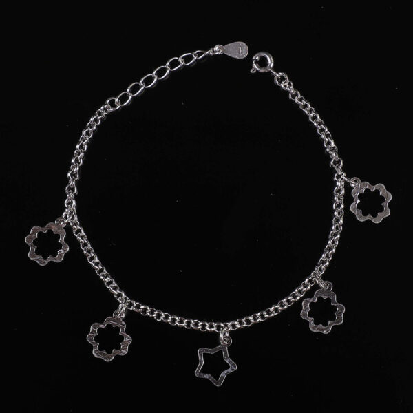 925 Silver Feminine Bracelet for Women/Girls by SilVar - Image 4