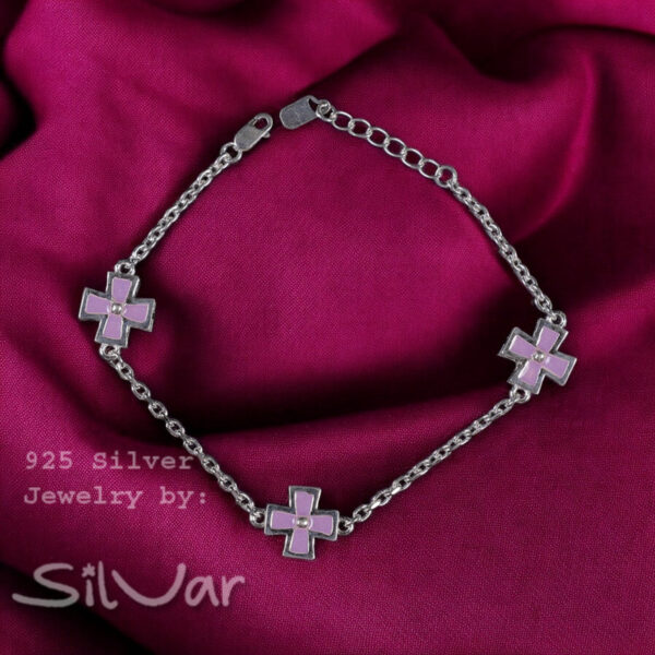 925 Silver Playful Bracelet for Women/Girls by SilVar