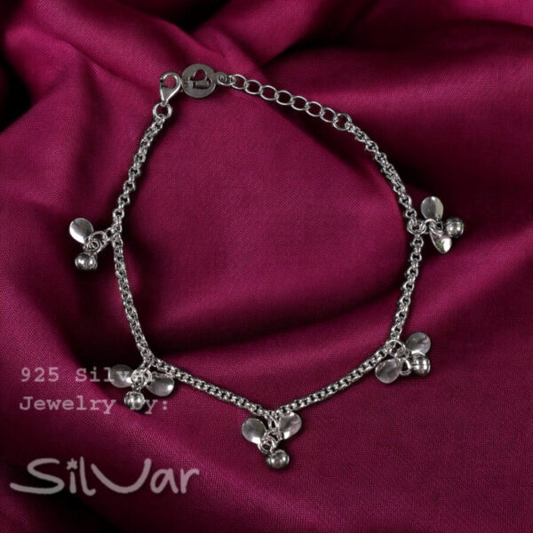 925 Silver Sleek Bracelet for Women/Girls by SilVar