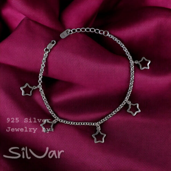 925 Silver Spark Bracelet for Women/Girls by SilVar