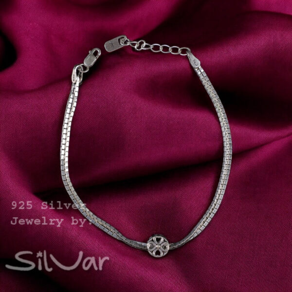 925 Silver Slider wheel Bracelet for Women/Girls by SilVar