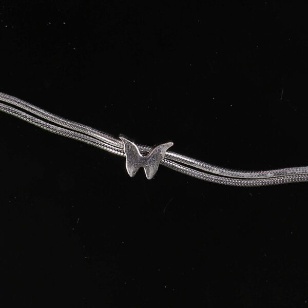 925 Silver Slider Butterfly Bracelet for Women/Girls by SilVar - Image 2