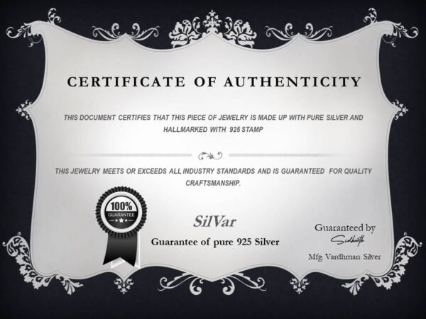 925 Silver Slider wheel Bracelet for Women/Girls by SilVar - Image 5